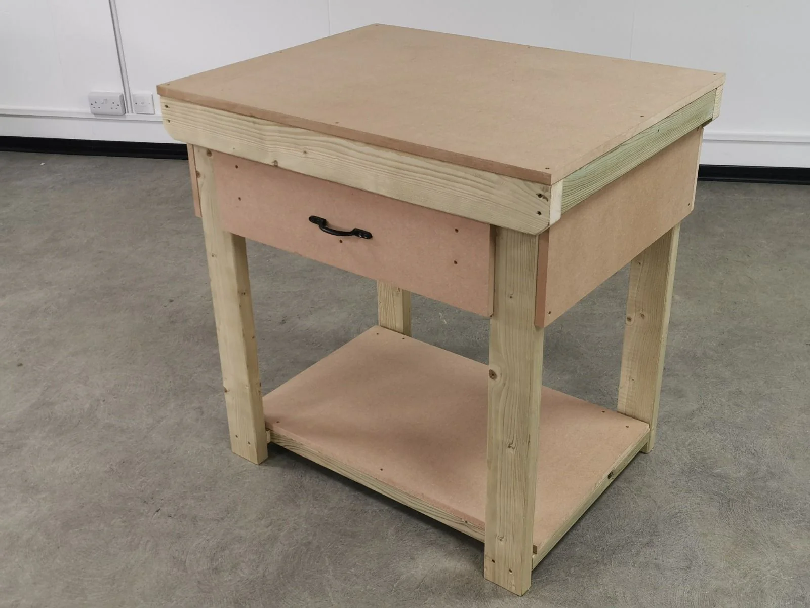 Wooden MDF top workbench, tool cabinet with drawers (V.1) - Image 4