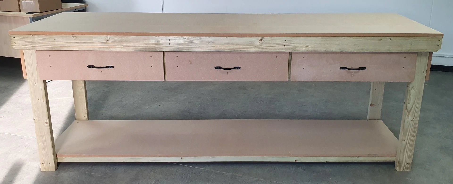 Wooden MDF top workbench, tool cabinet with drawers (V.1) - Image 6
