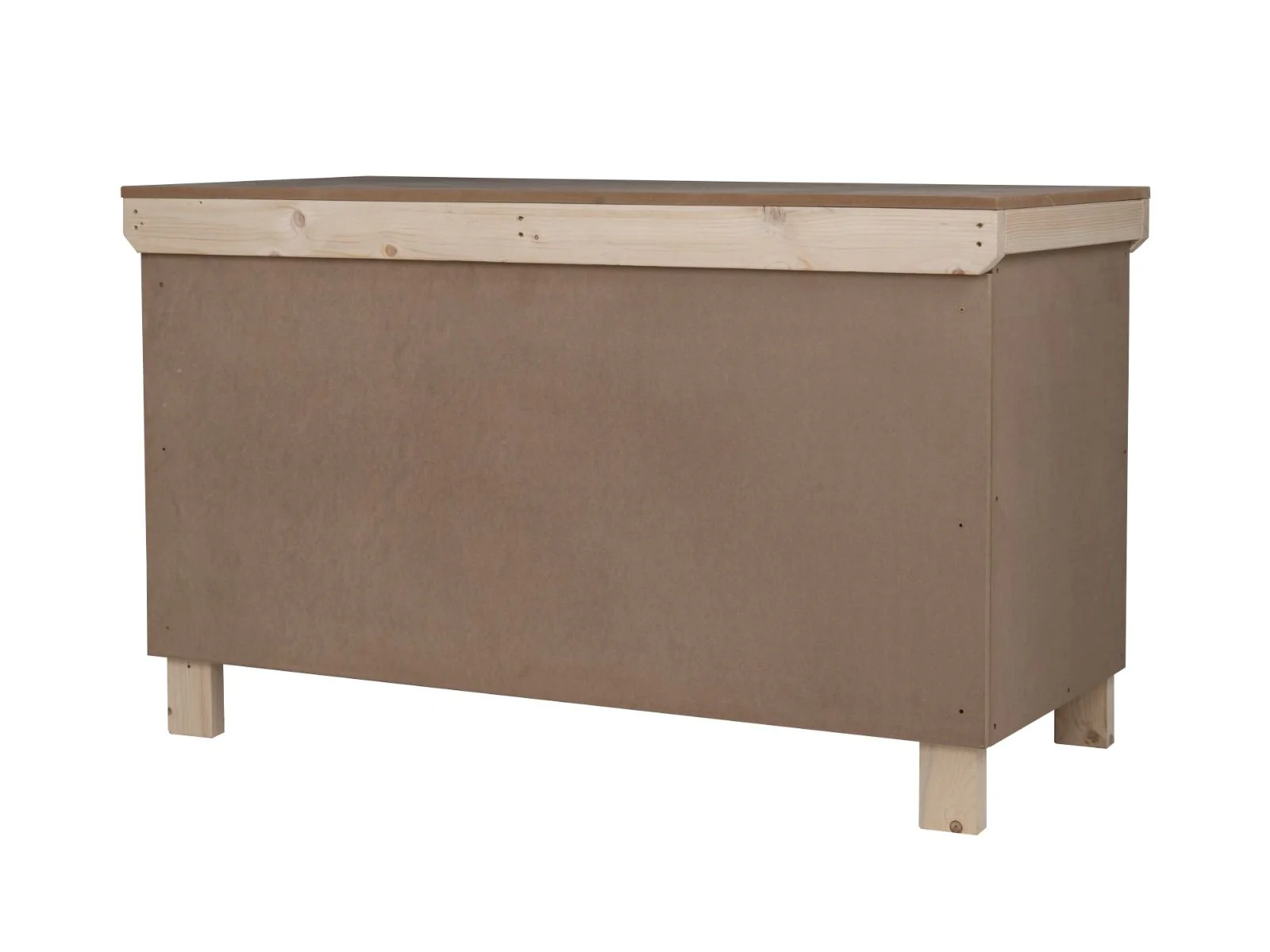 Wooden MDF Top Workbench With Lockable Cupboard (V.9) with double shelf - Image 6