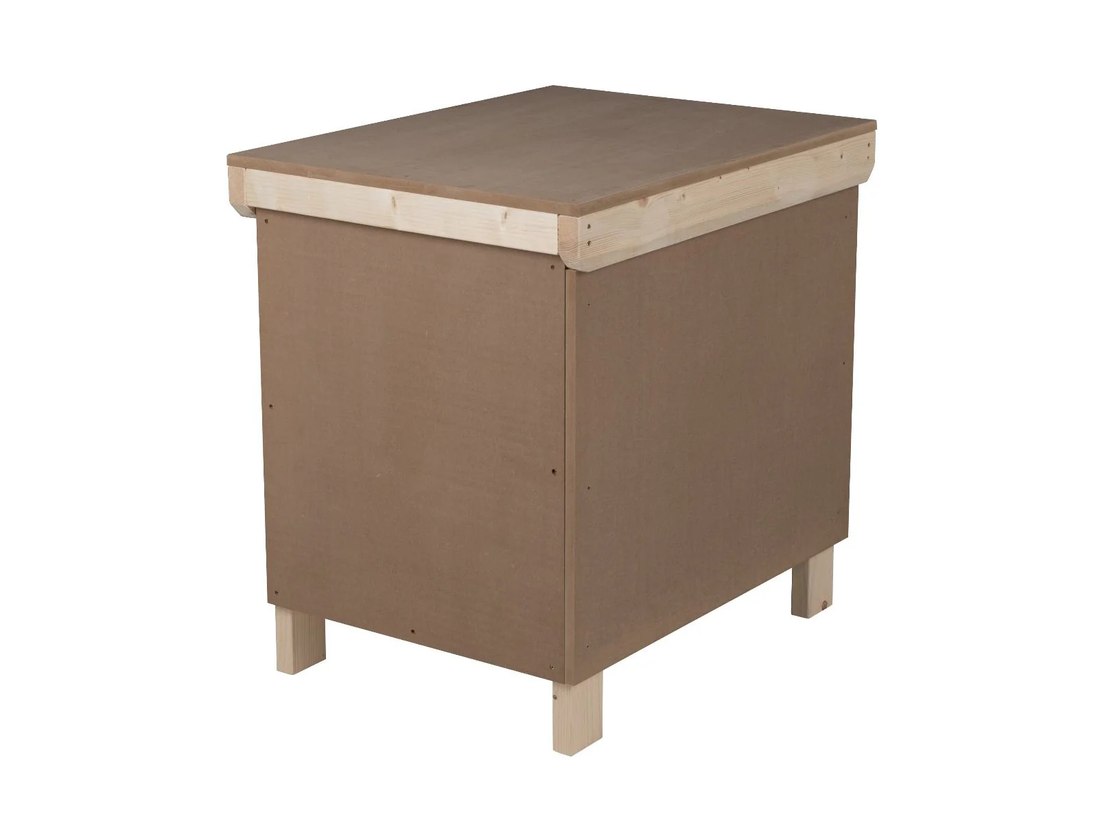 Wooden MDF Top Workbench With Lockable Cupboard (V.9) with double shelf - Image 7