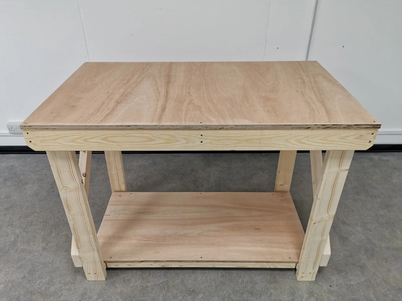 Wooden Workbench 18mm Eucalyptus Hardwood Top Work Station - Image 5