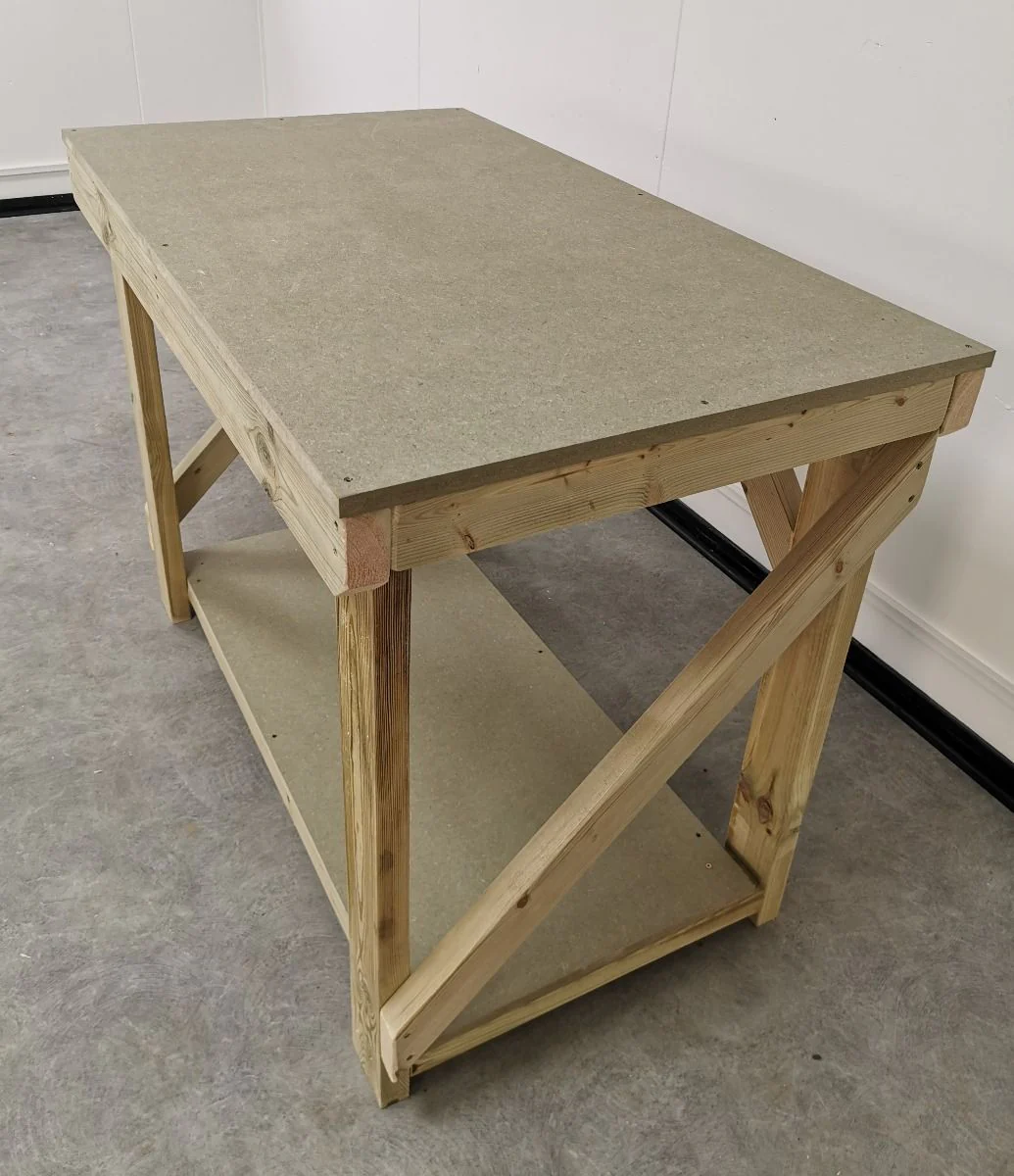 Wooden Workbench 18mm uniMDF Moisture Resistant Top - Image 3