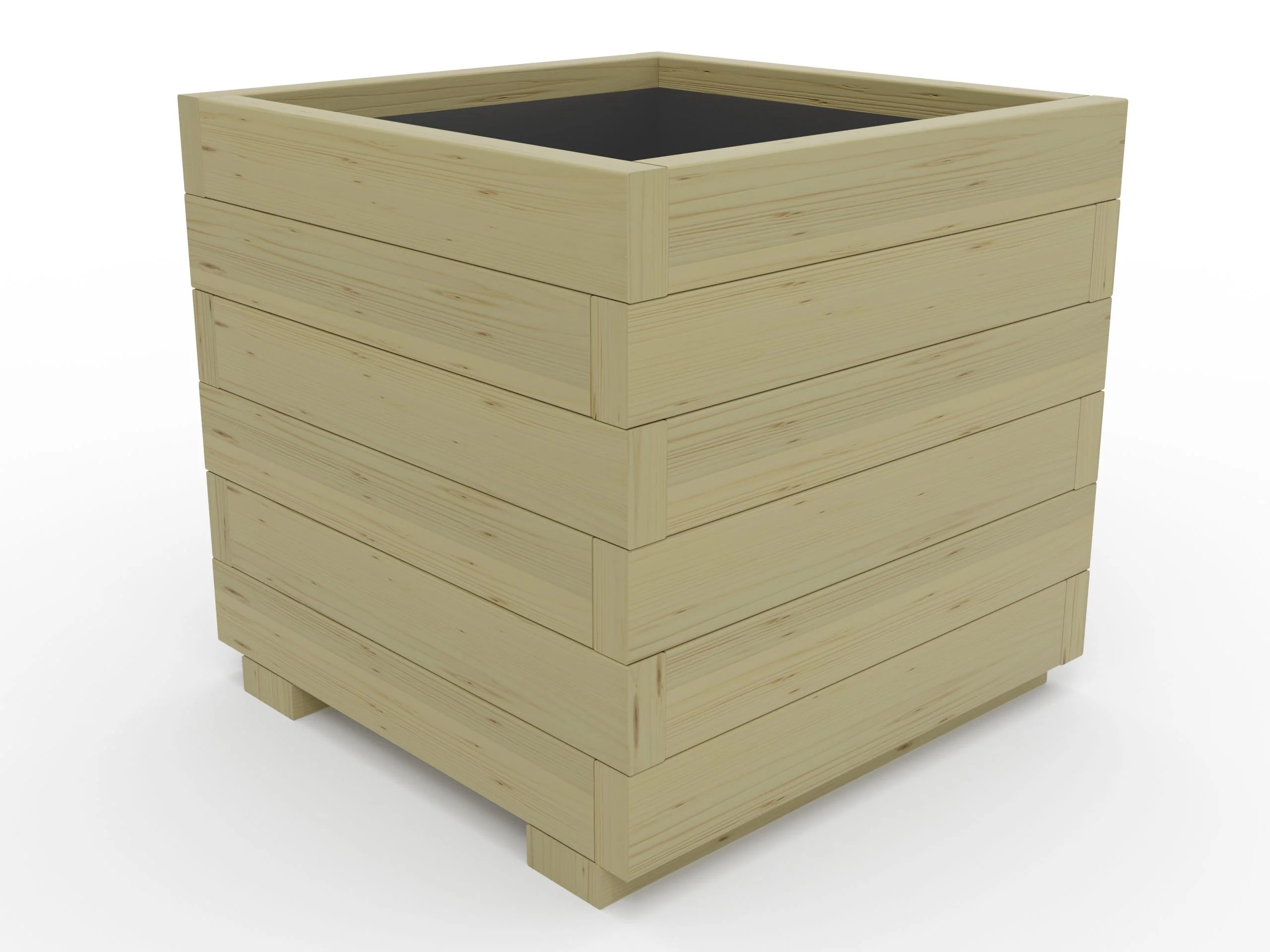 WoodyBloom1 Wooden Planter - Image 4