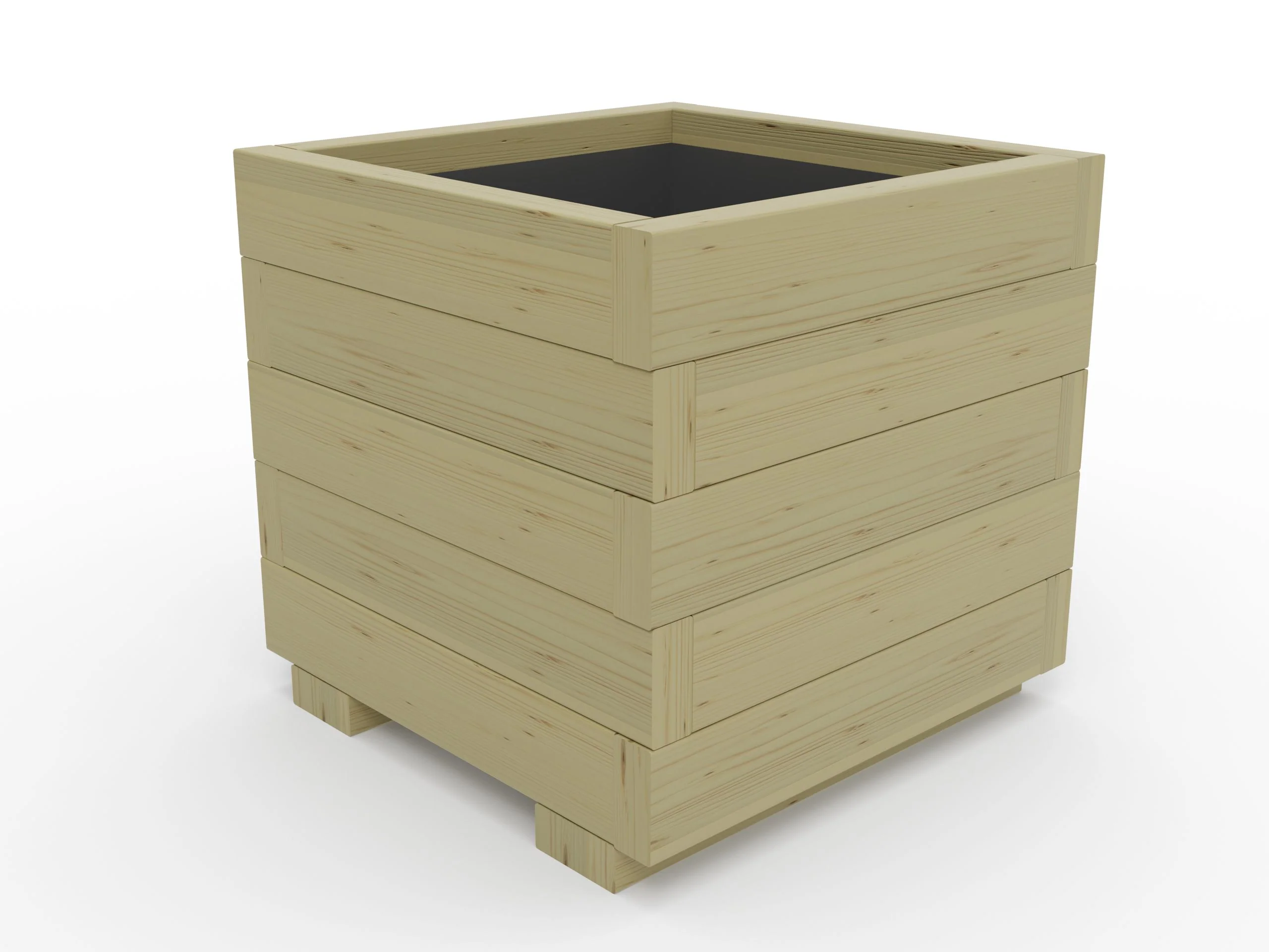 WoodyBloom1 Wooden Planter - Image 5