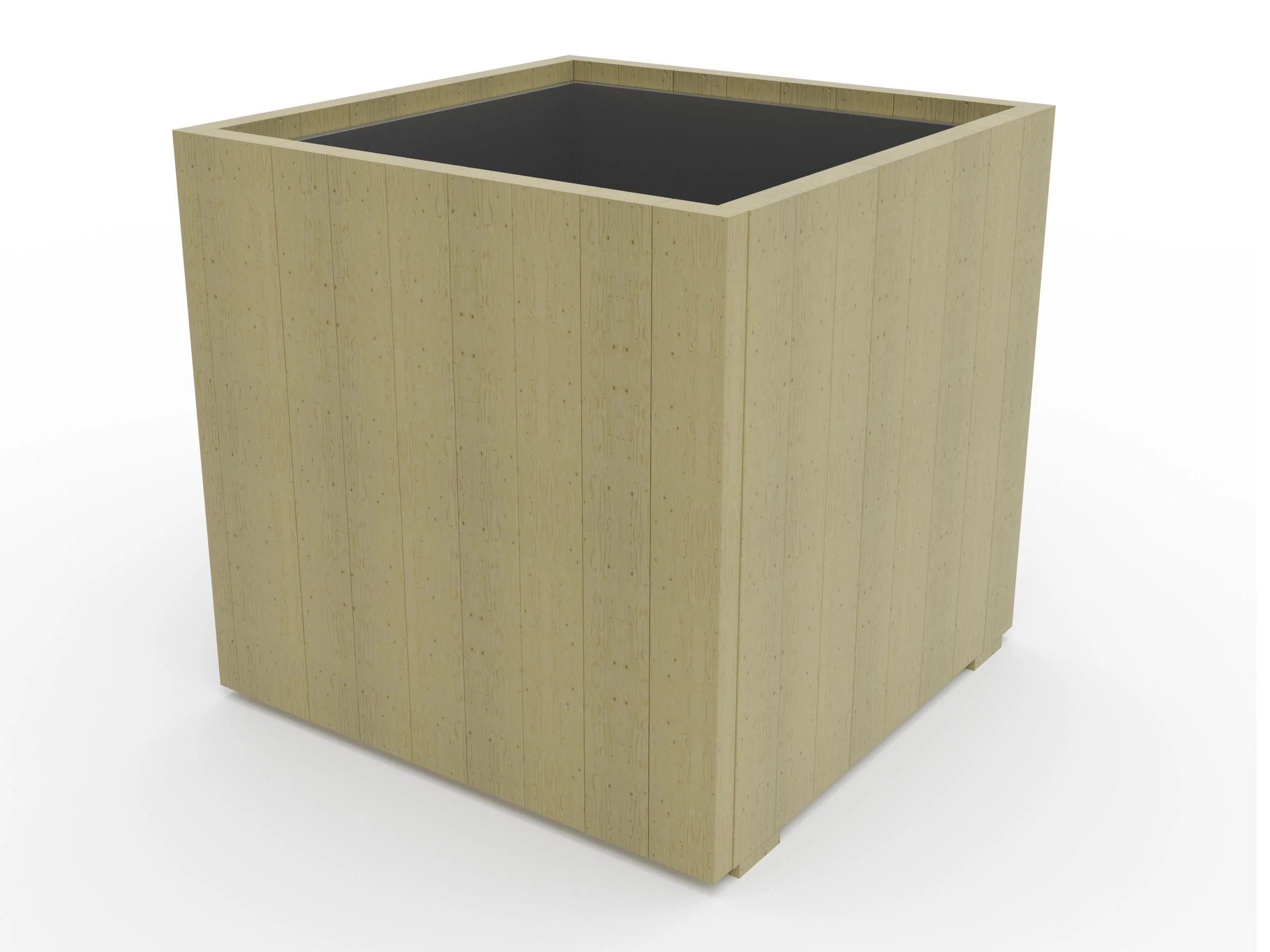 WoodyBloom2 Wooden Planter - Image 2