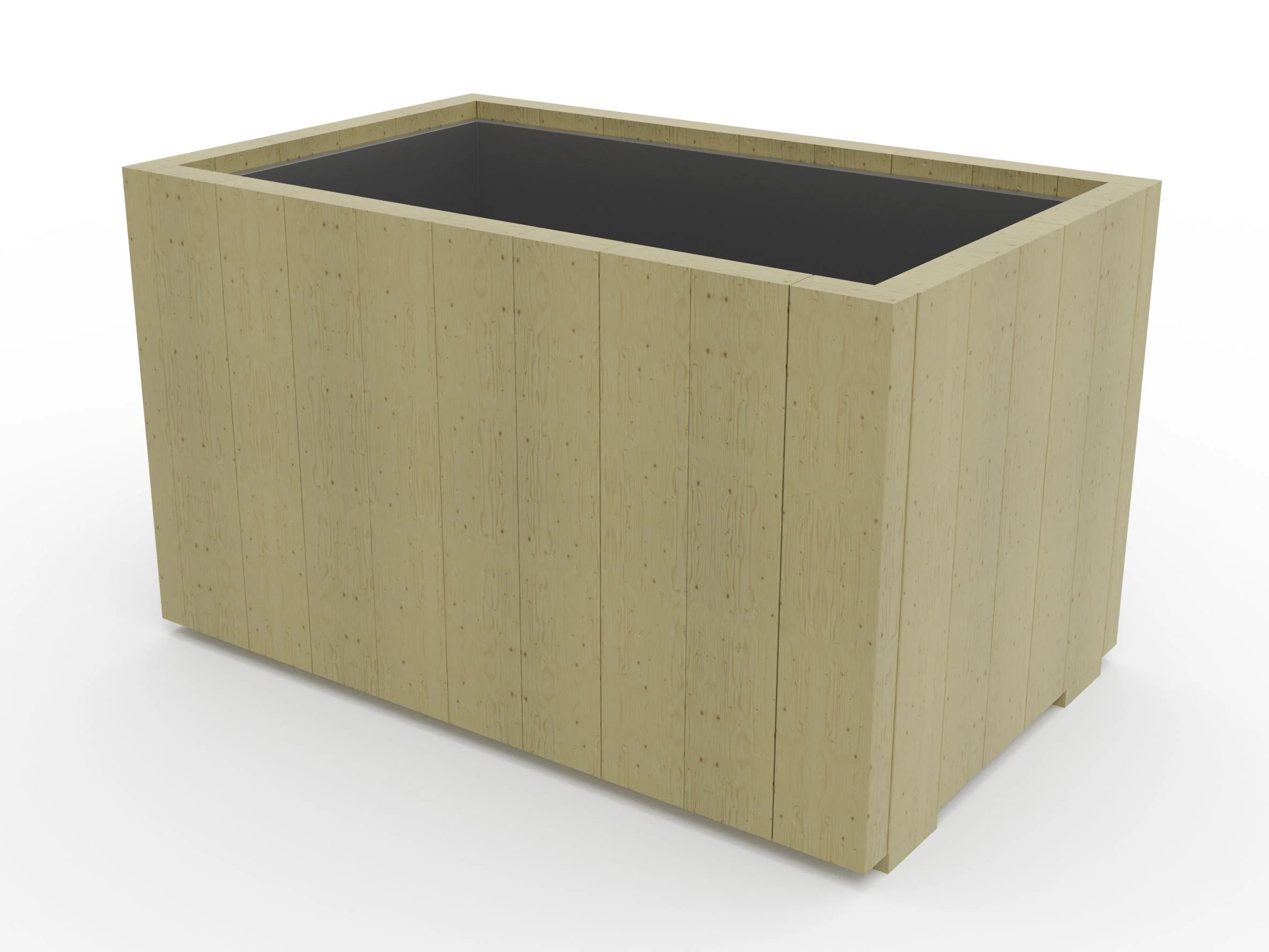 WoodyBloom2 Wooden Planter - Image 4