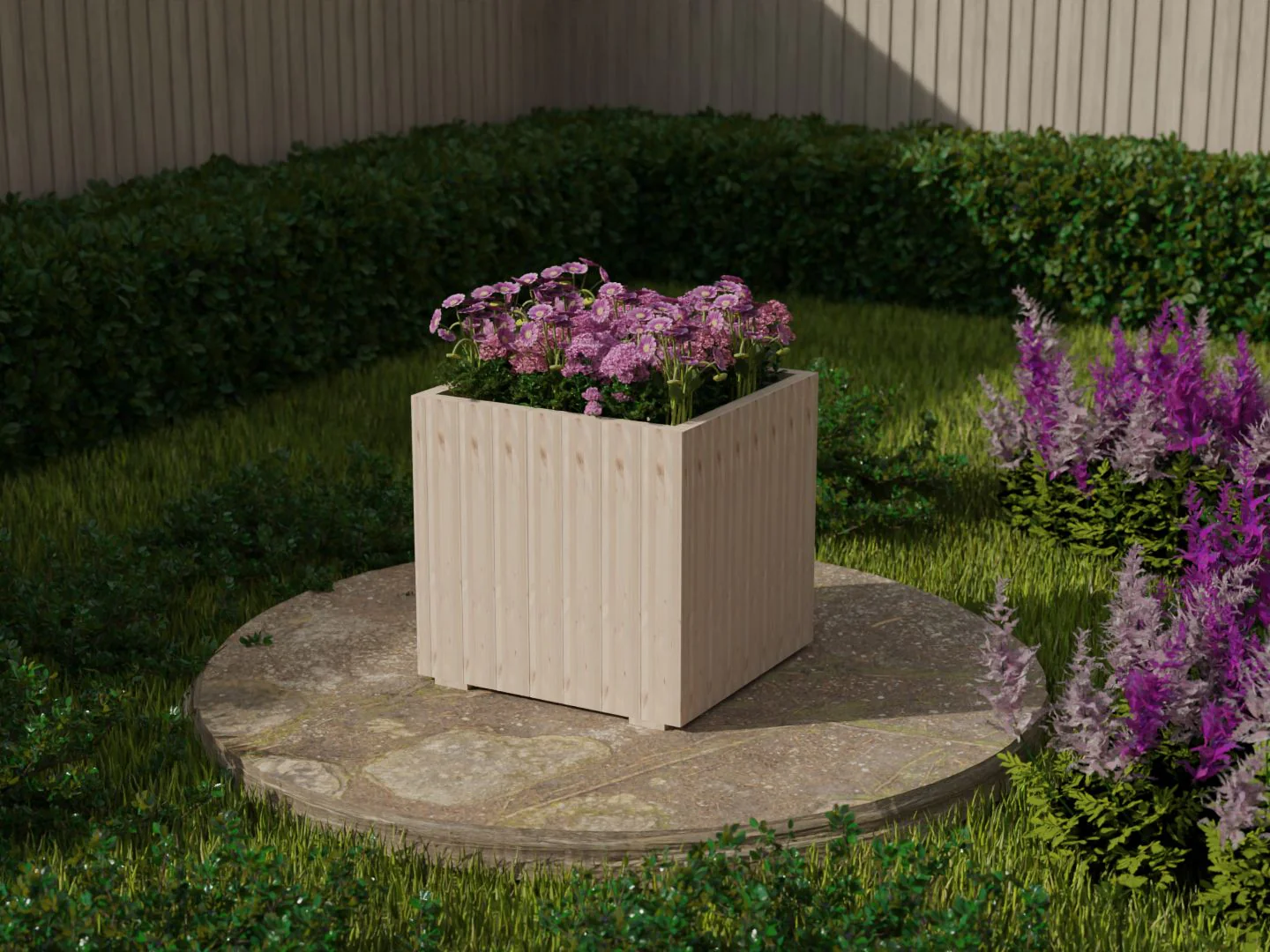 WoodyBloom2 Wooden Planter - Image 9